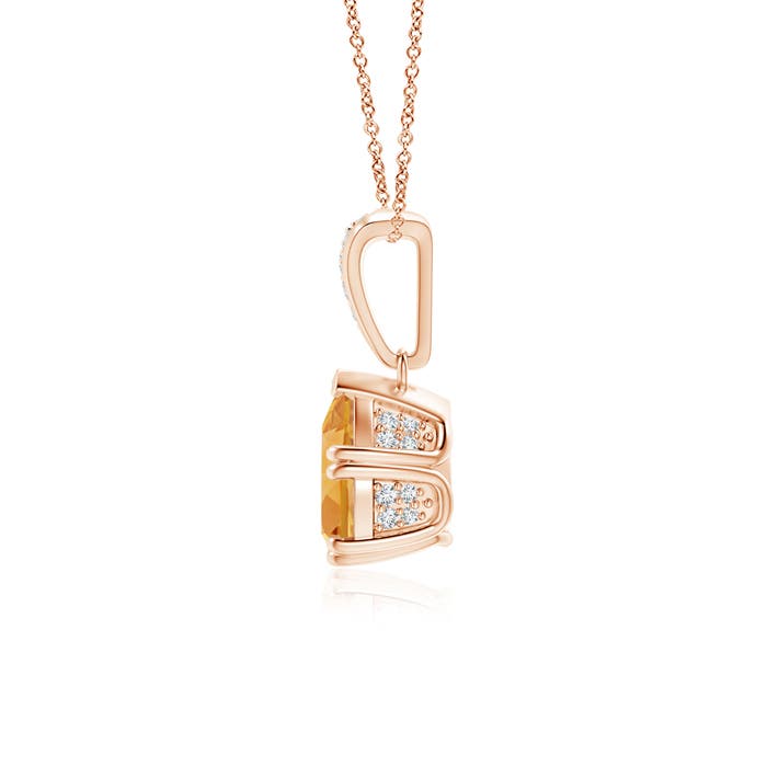 A - Citrine / 1.15 CT / 14 KT Rose Gold