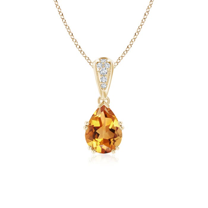 AA - Citrine / 1.15 CT / 14 KT Yellow Gold