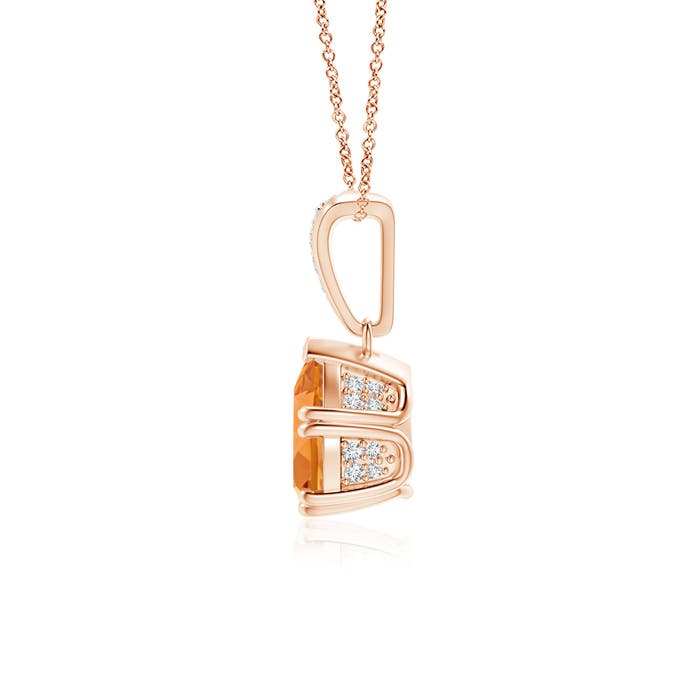 AAA - Citrine / 1.15 CT / 14 KT Rose Gold