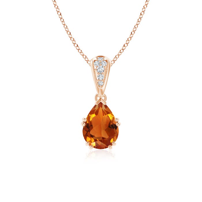 AAAA - Citrine / 1.15 CT / 14 KT Rose Gold