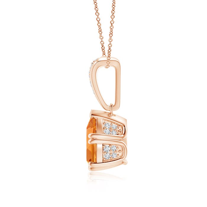 AAA - Citrine / 1.76 CT / 14 KT Rose Gold