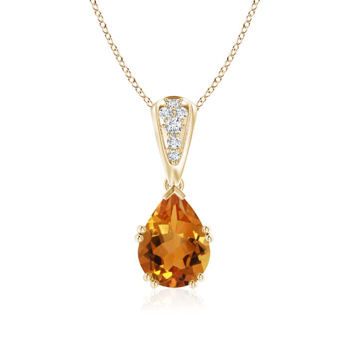 AAA - Citrine / 1.76 CT / 14 KT Yellow Gold