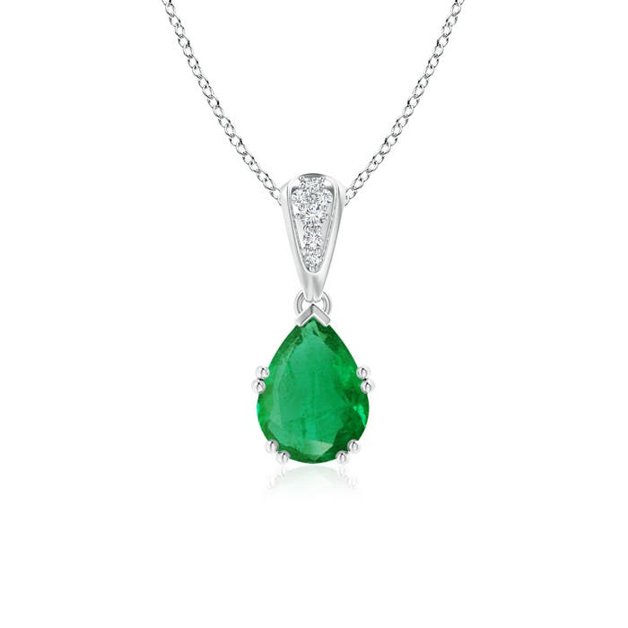 AA - Emerald / 1.1 CT / 14 KT White Gold