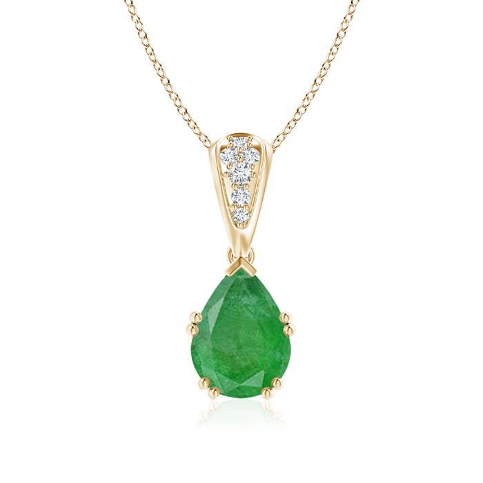 A - Emerald / 1.76 CT / 14 KT Yellow Gold