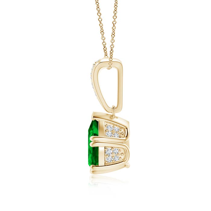 AAAA - Emerald / 1.76 CT / 14 KT Yellow Gold