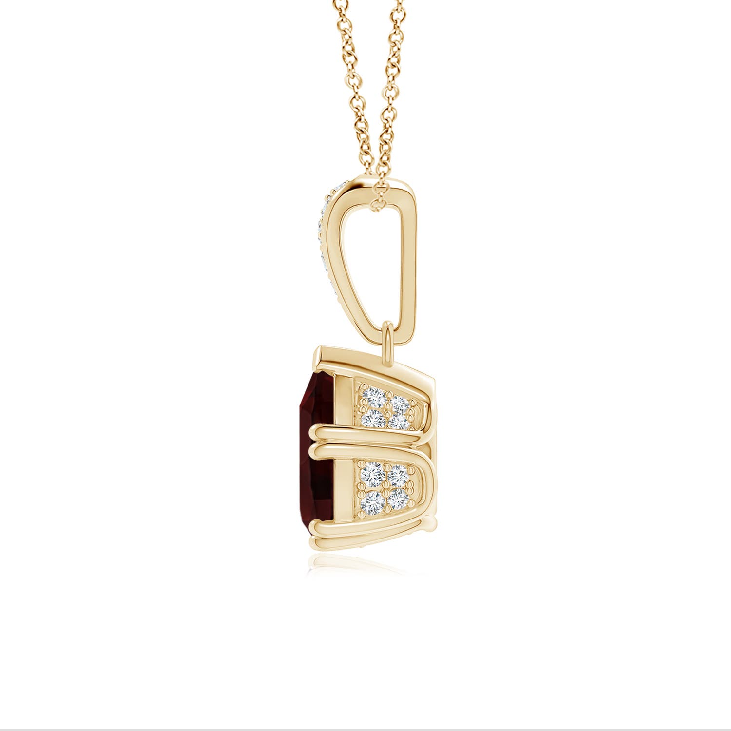 A - Garnet / 1.45 CT / 14 KT Yellow Gold