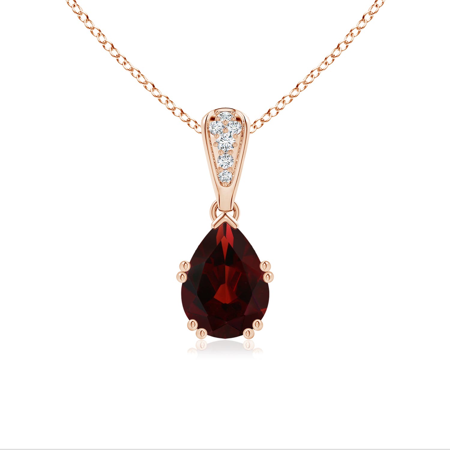 AA - Garnet / 1.45 CT / 14 KT Rose Gold