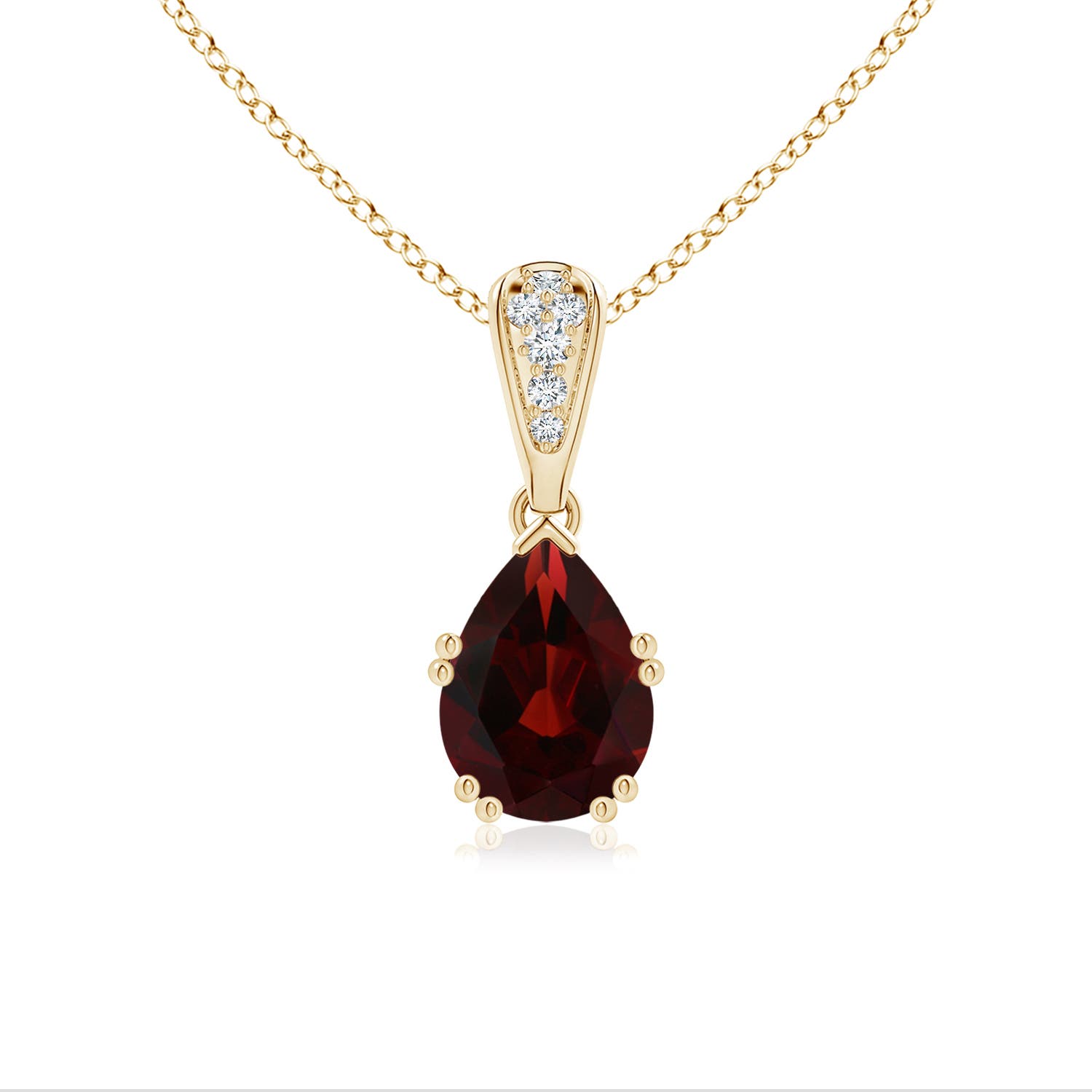 AA - Garnet / 1.45 CT / 14 KT Yellow Gold