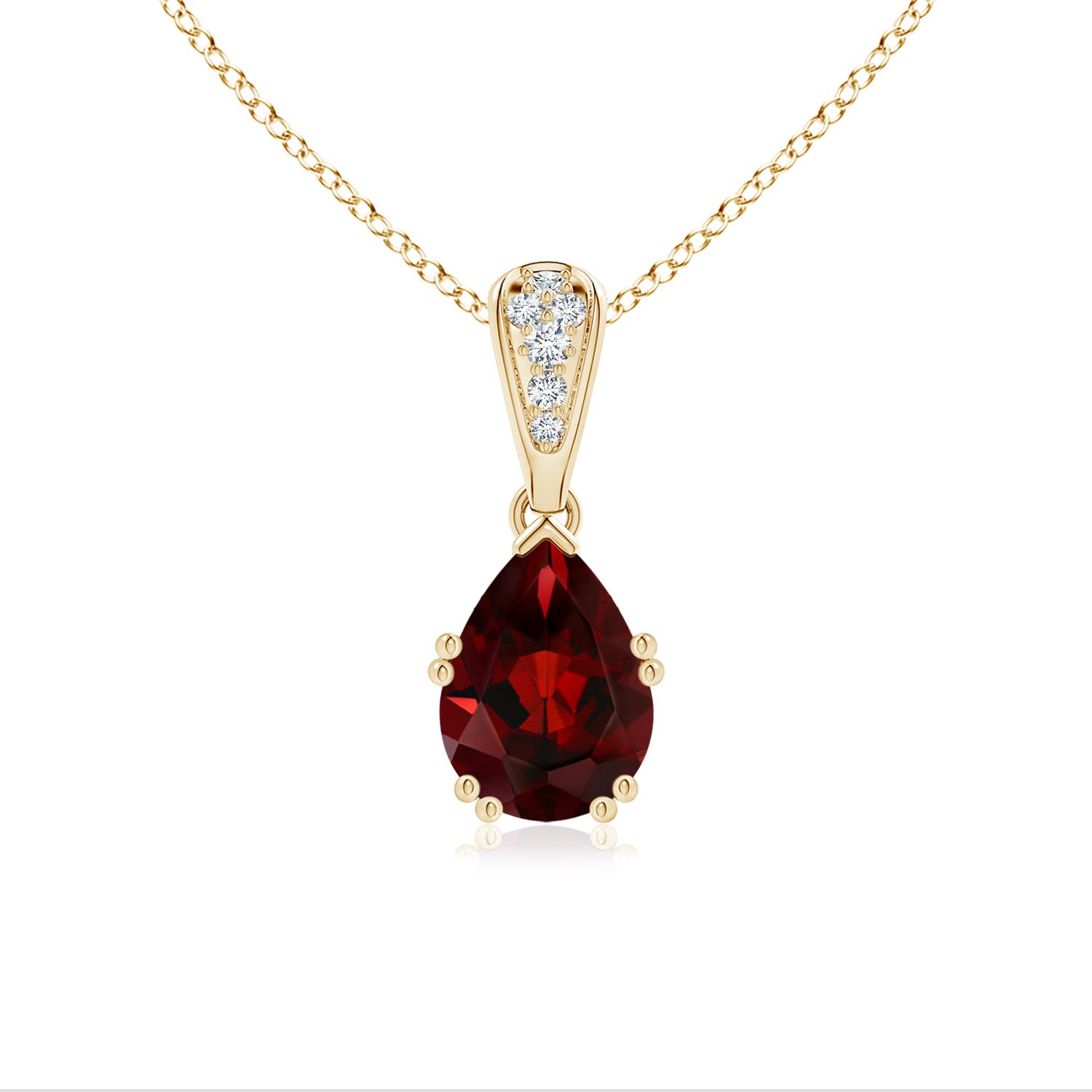 AAA - Garnet / 1.45 CT / 14 KT Yellow Gold