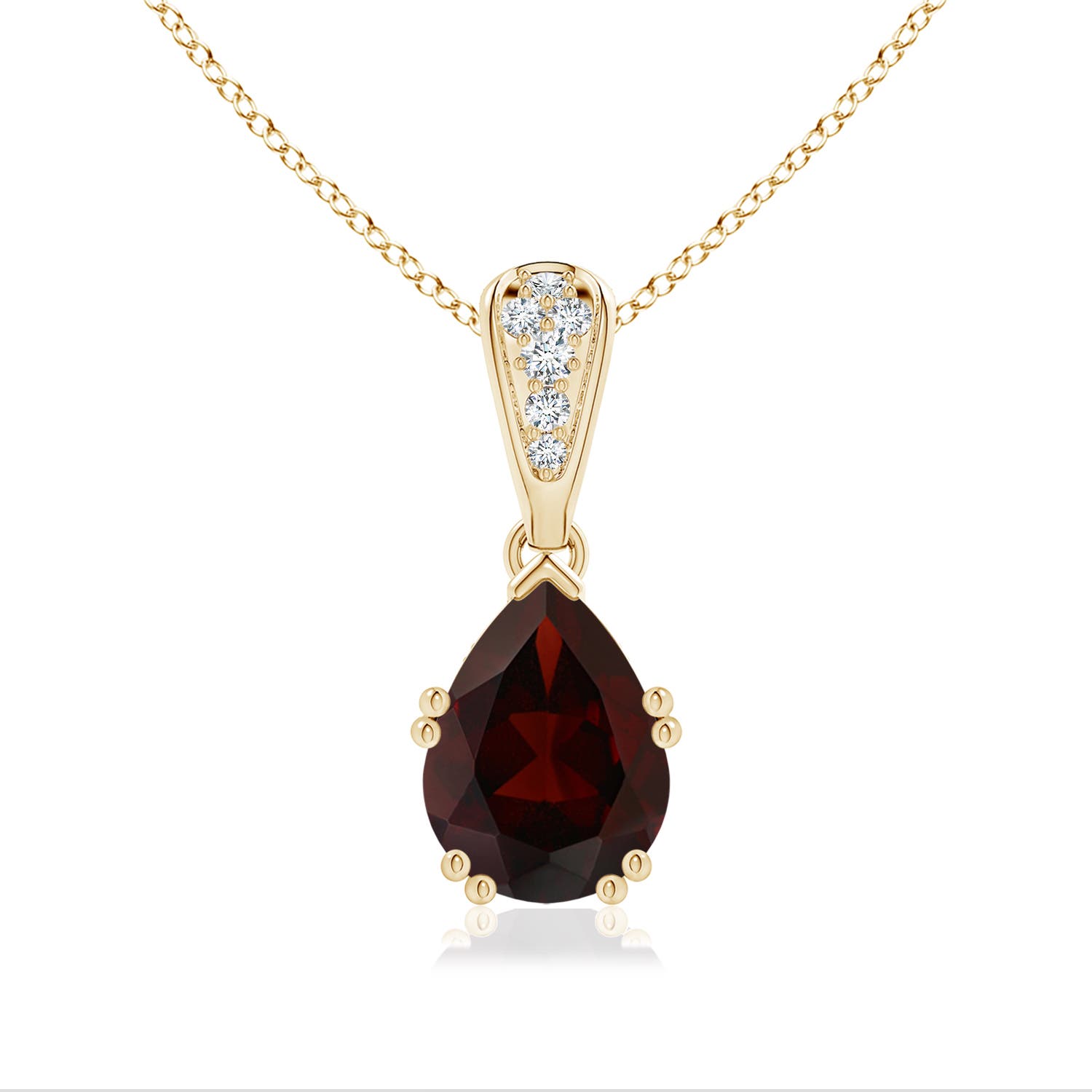 A - Garnet / 2.06 CT / 14 KT Yellow Gold