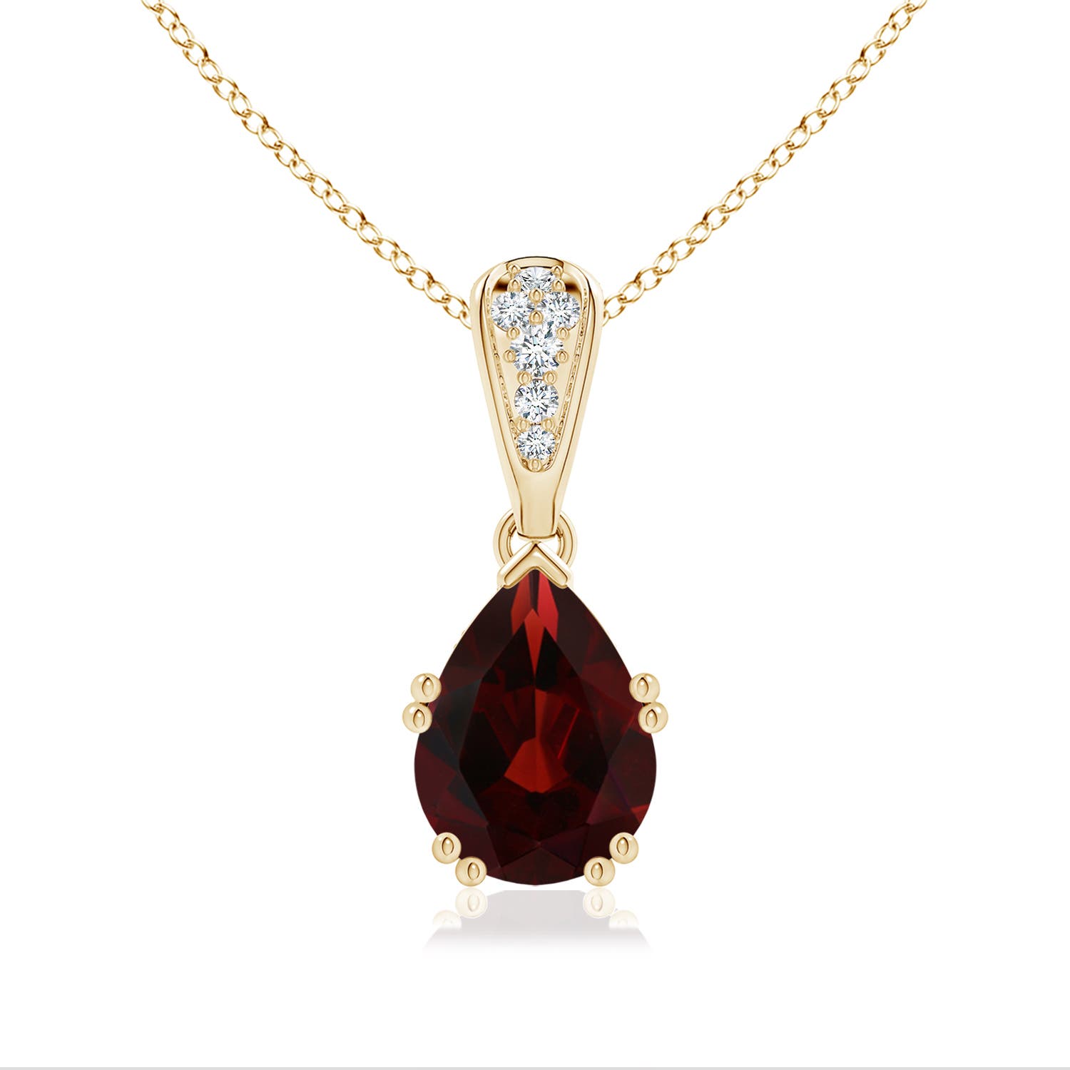 AA - Garnet / 2.06 CT / 14 KT Yellow Gold