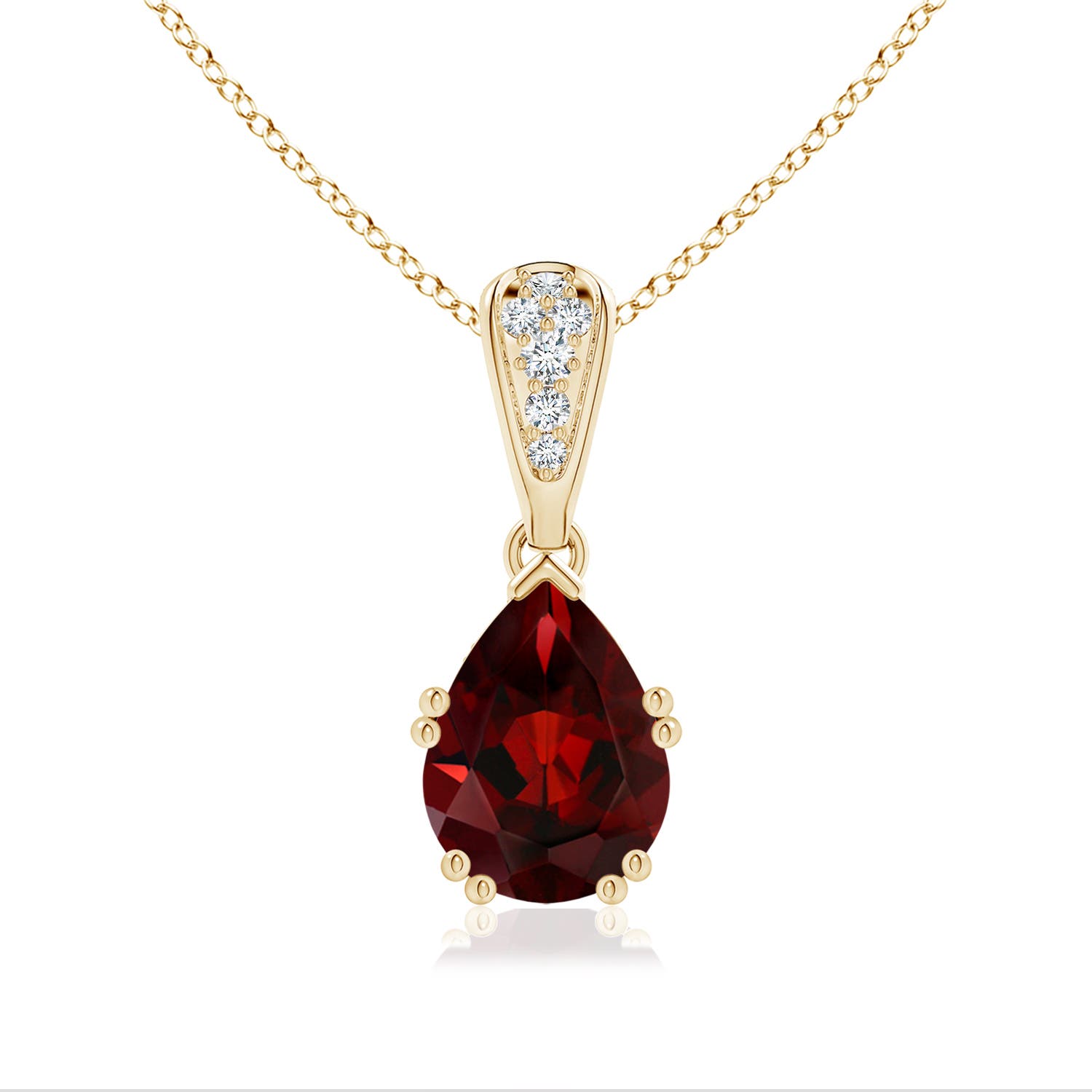 AAA - Garnet / 2.06 CT / 14 KT Yellow Gold