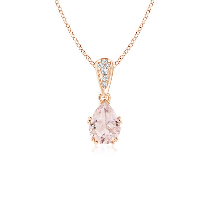 A - Morganite / 0.7 CT / 14 KT Rose Gold