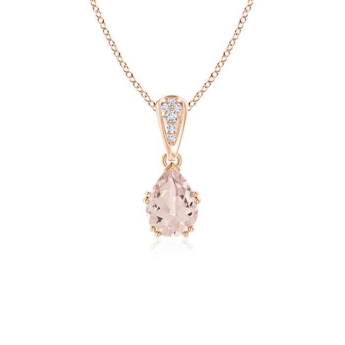 AA - Morganite / 0.7 CT / 14 KT Rose Gold