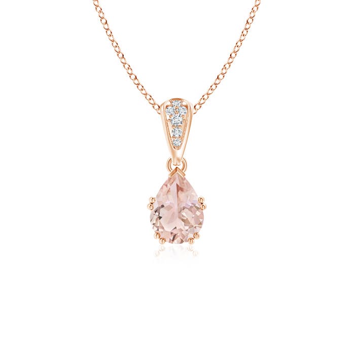 AAA - Morganite / 0.7 CT / 14 KT Rose Gold