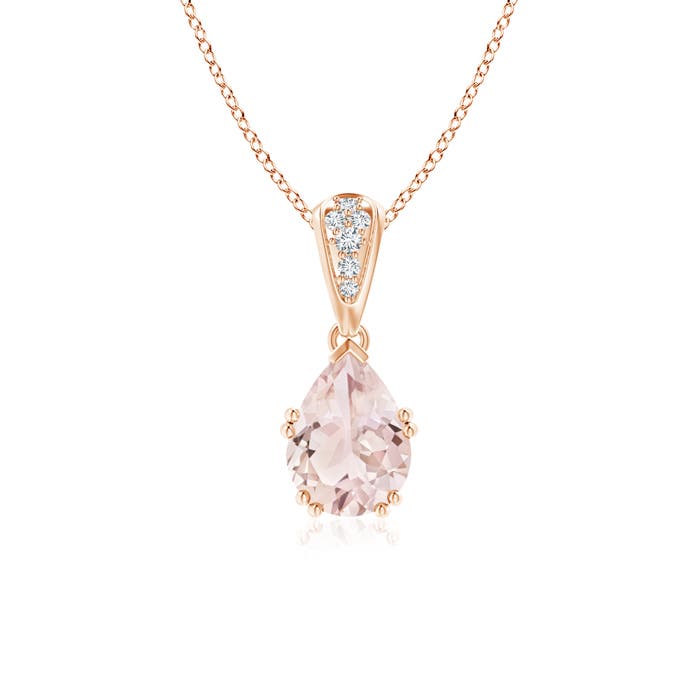 A - Morganite / 1.1 CT / 14 KT Rose Gold