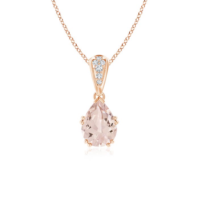 AA - Morganite / 1.1 CT / 14 KT Rose Gold