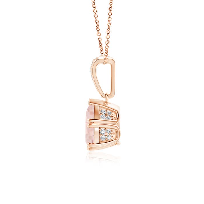 AA - Morganite / 1.1 CT / 14 KT Rose Gold