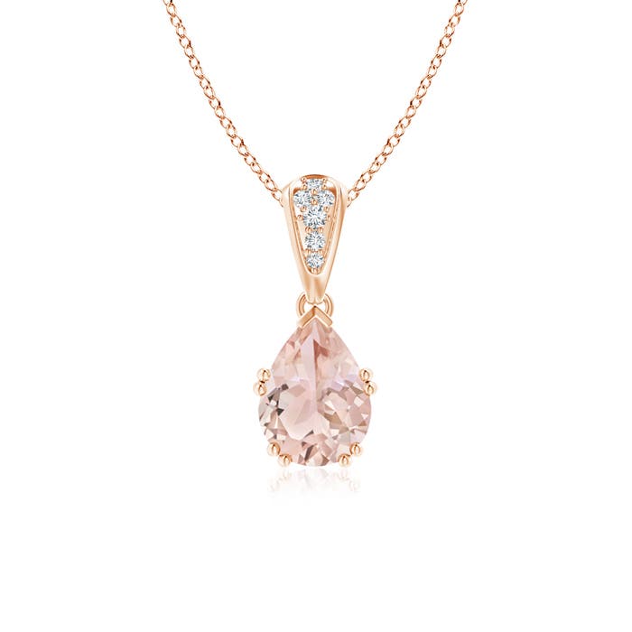 AAA - Morganite / 1.1 CT / 14 KT Rose Gold