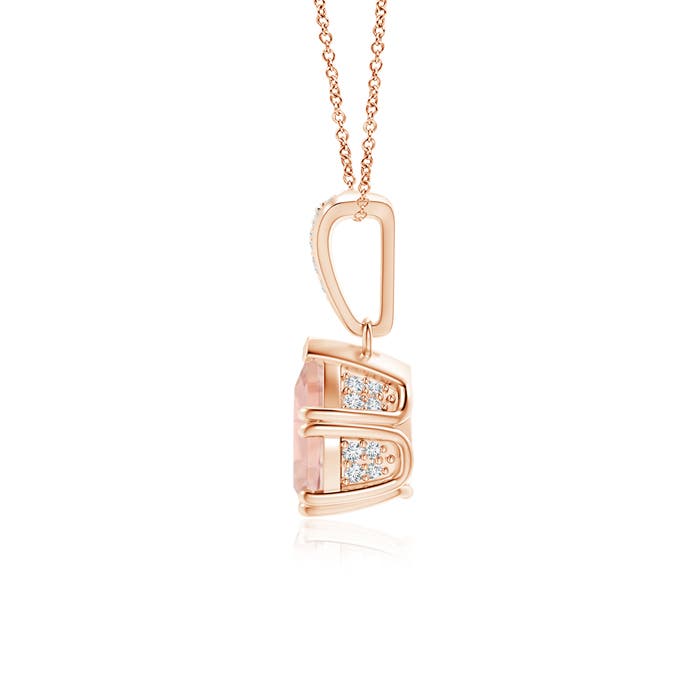 AAA - Morganite / 1.1 CT / 14 KT Rose Gold