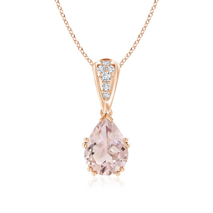 A - Morganite / 1.66 CT / 14 KT Rose Gold