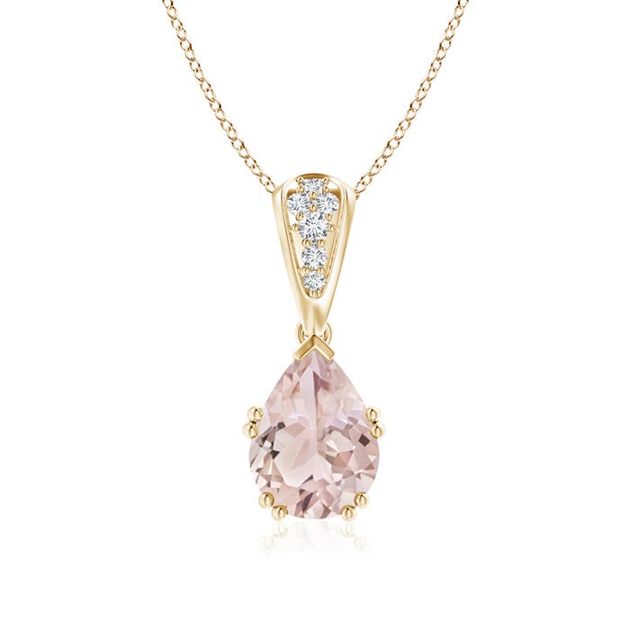 A - Morganite / 1.66 CT / 14 KT Yellow Gold