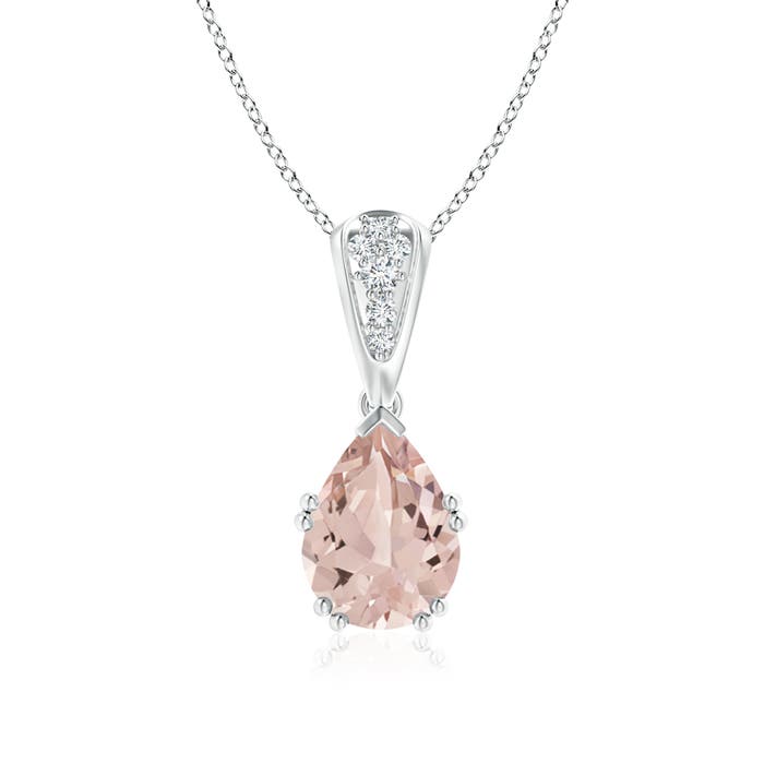 AA - Morganite / 1.66 CT / 14 KT White Gold