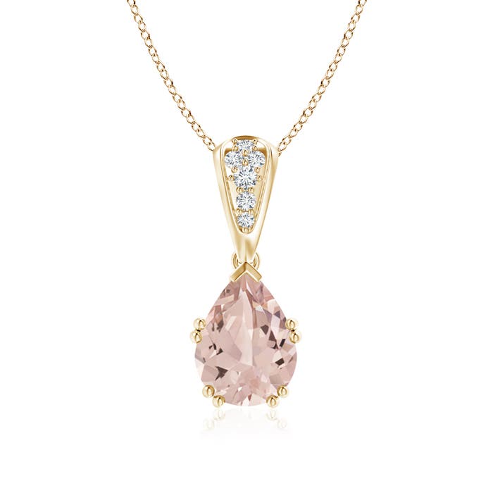 AA - Morganite / 1.66 CT / 14 KT Yellow Gold