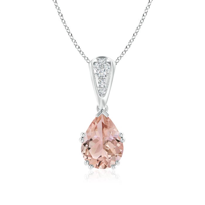 AAA - Morganite / 1.66 CT / 14 KT White Gold