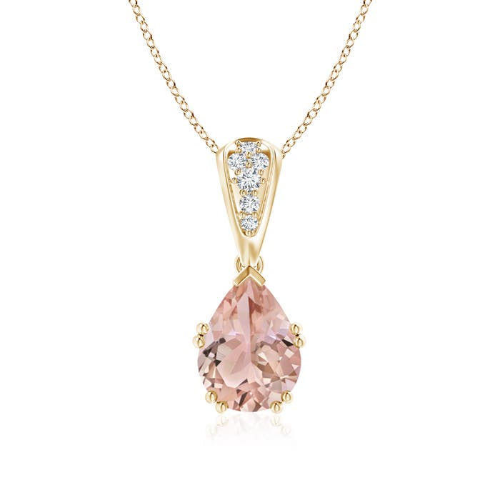 AAA - Morganite / 1.66 CT / 14 KT Yellow Gold