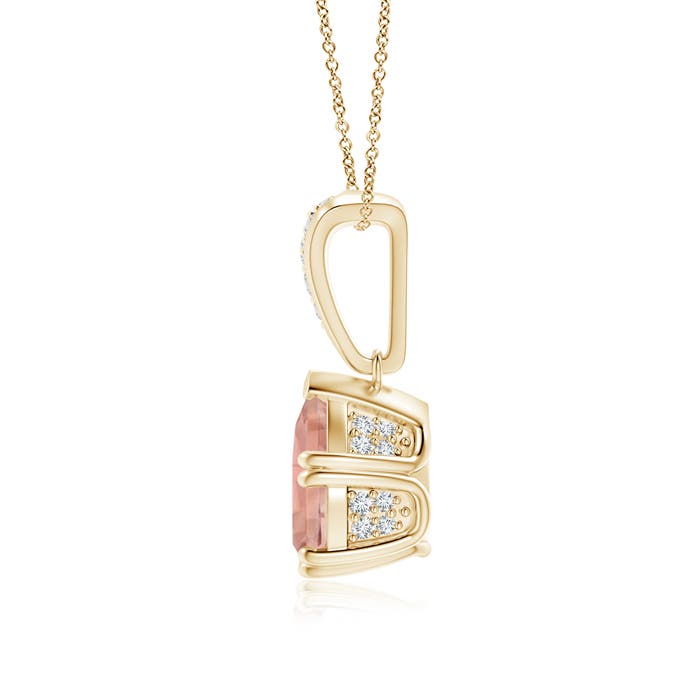 AAAA - Morganite / 1.66 CT / 14 KT Yellow Gold