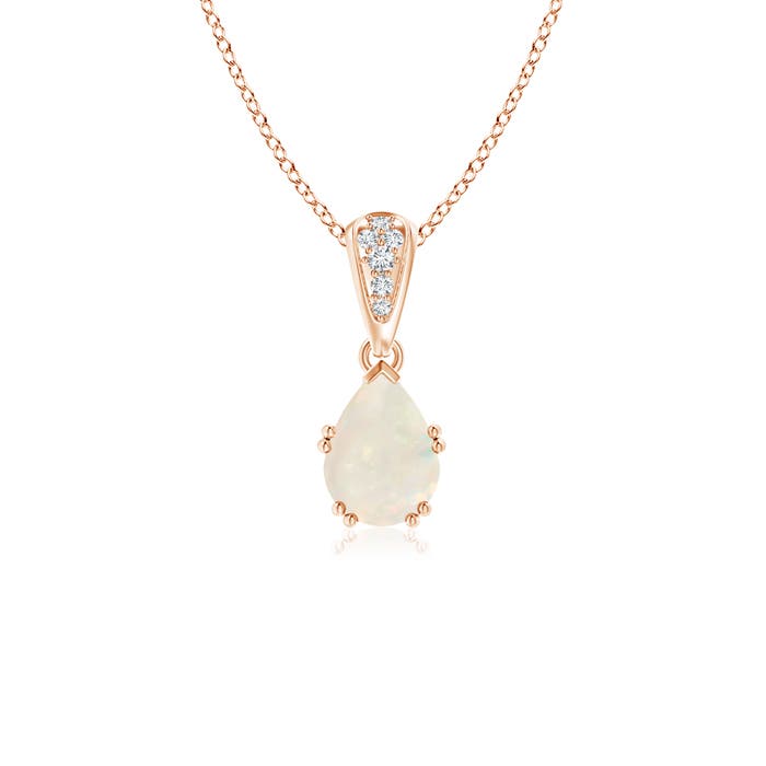 A - Opal / 0.52 CT / 14 KT Rose Gold