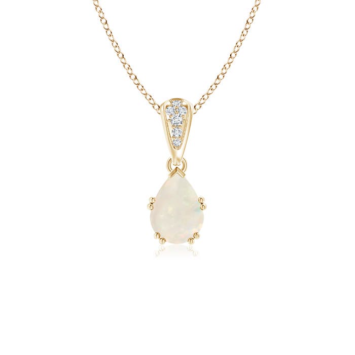 A - Opal / 0.52 CT / 14 KT Yellow Gold