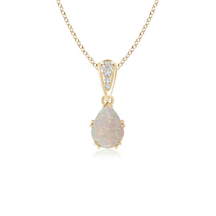 AA - Opal / 0.52 CT / 14 KT Yellow Gold