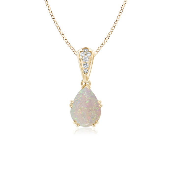 AA - Opal / 0.85 CT / 14 KT Yellow Gold