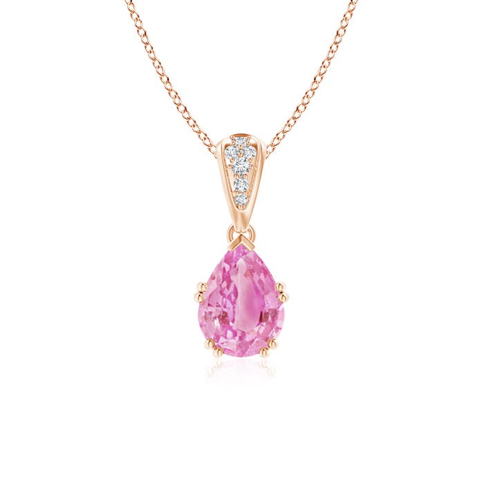 A - Pink Sapphire / 1.4 CT / 14 KT Rose Gold