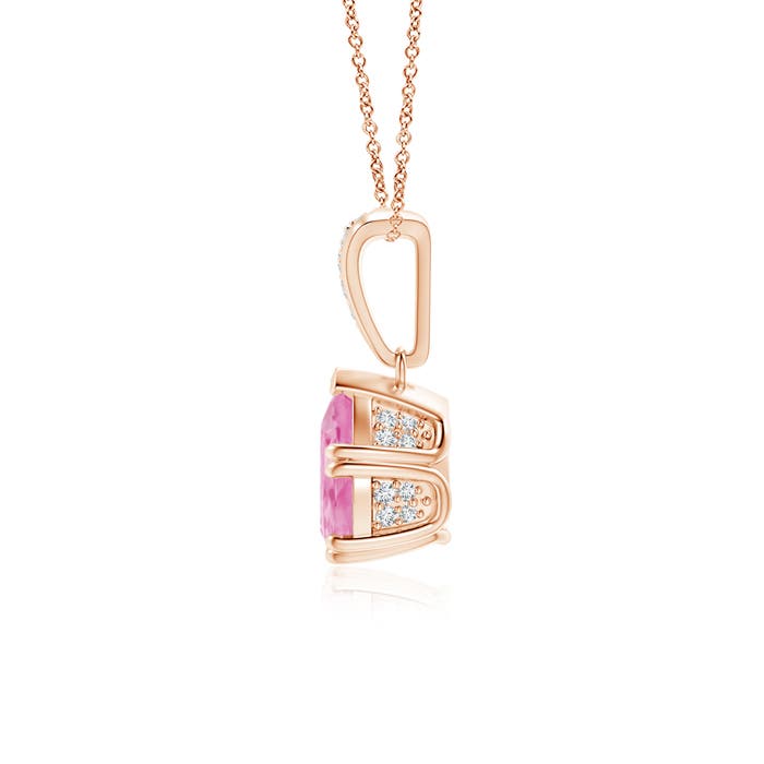 A - Pink Sapphire / 1.4 CT / 14 KT Rose Gold