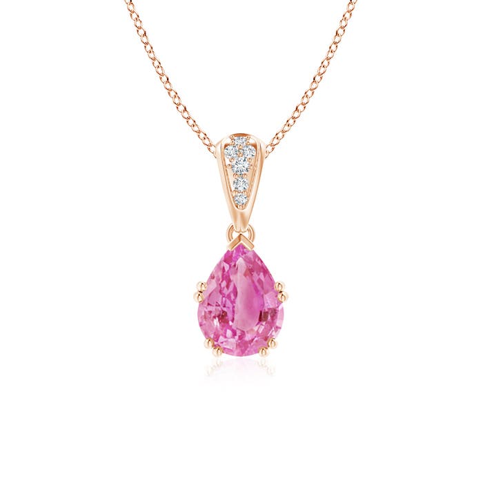 AA - Pink Sapphire / 1.4 CT / 14 KT Rose Gold