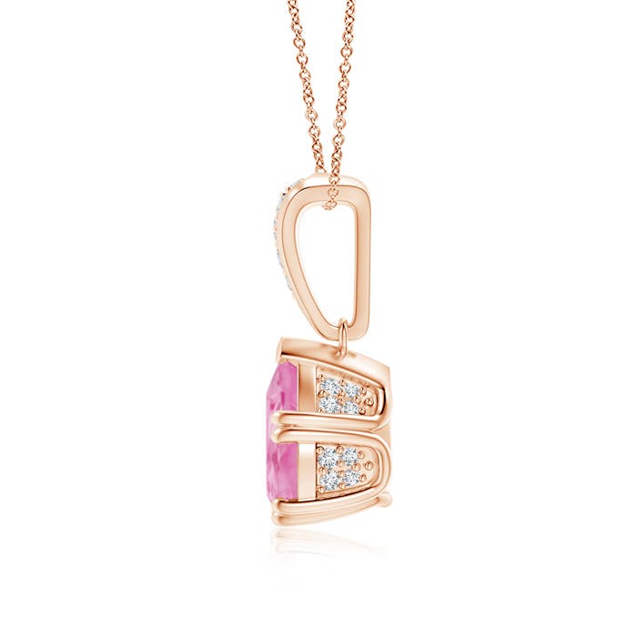 A - Pink Sapphire / 2.16 CT / 14 KT Rose Gold