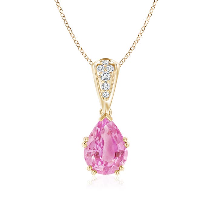 A - Pink Sapphire / 2.16 CT / 14 KT Yellow Gold