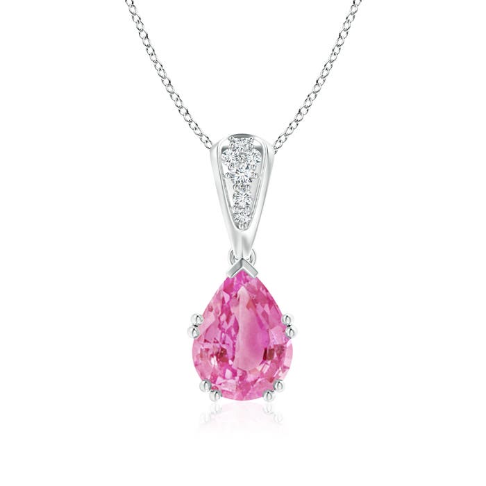 AA - Pink Sapphire / 2.16 CT / 14 KT White Gold