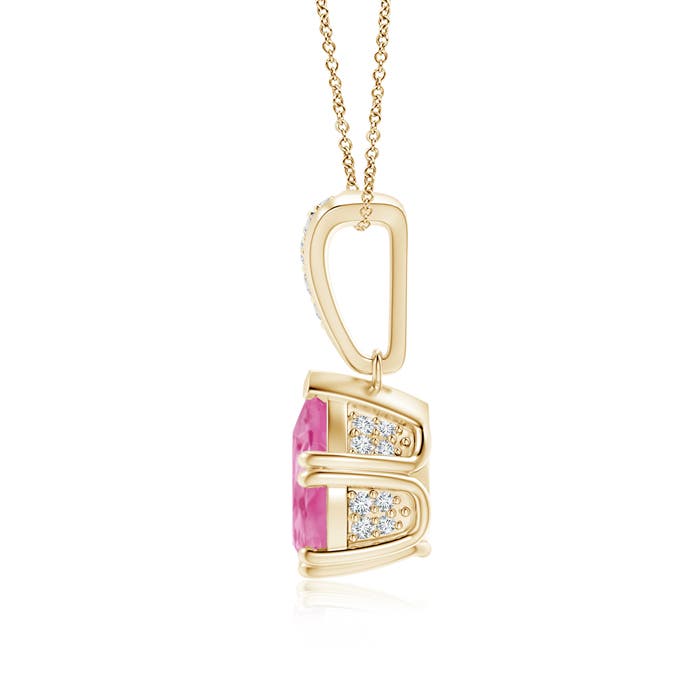 AA - Pink Sapphire / 2.16 CT / 14 KT Yellow Gold