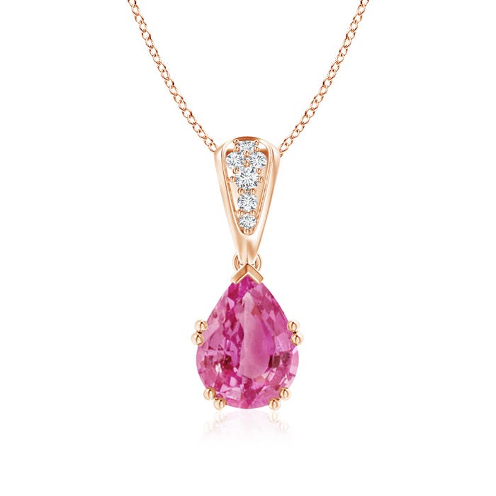 AAA - Pink Sapphire / 2.16 CT / 14 KT Rose Gold