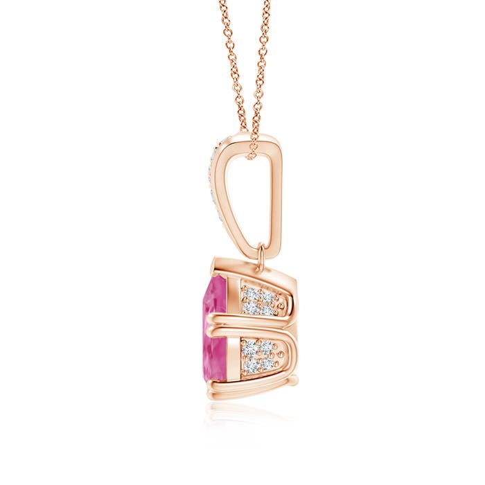 AAA - Pink Sapphire / 2.16 CT / 14 KT Rose Gold