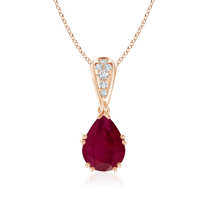 A - Ruby / 2.16 CT / 14 KT Rose Gold