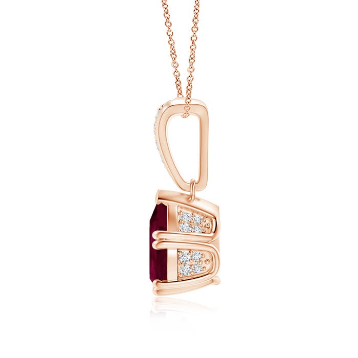 A - Ruby / 2.16 CT / 14 KT Rose Gold