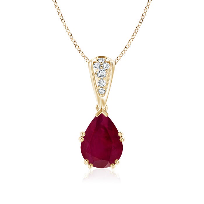 A - Ruby / 2.16 CT / 14 KT Yellow Gold