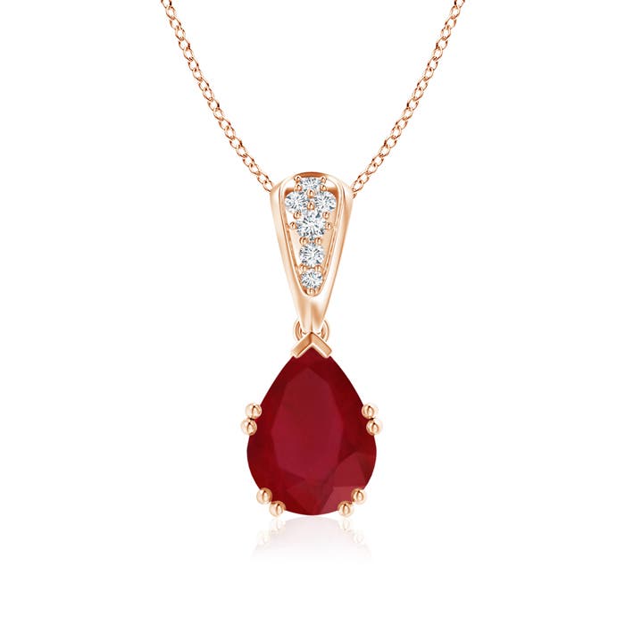 AA - Ruby / 2.16 CT / 14 KT Rose Gold