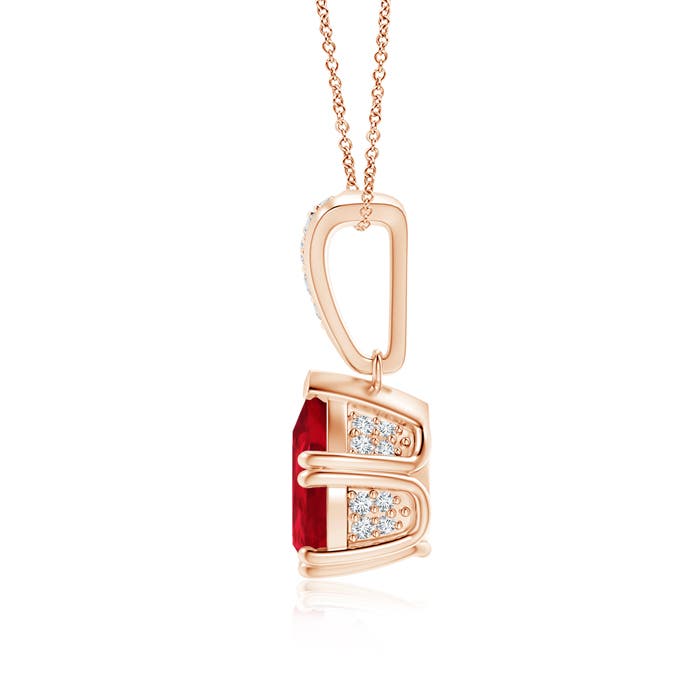 AAA - Ruby / 2.16 CT / 14 KT Rose Gold