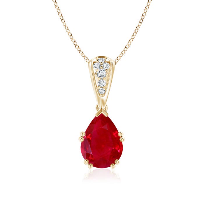 AAA - Ruby / 2.16 CT / 14 KT Yellow Gold